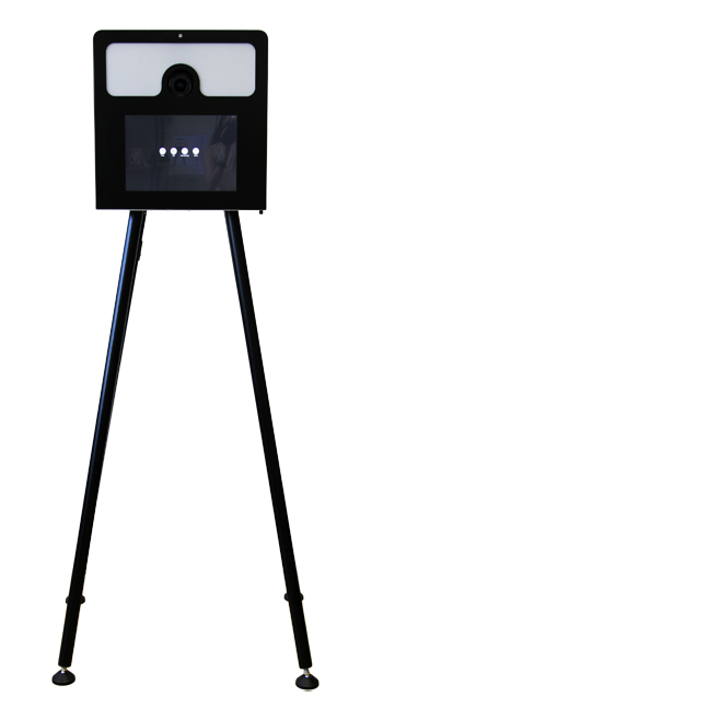 Fotobox weiss, Vorne